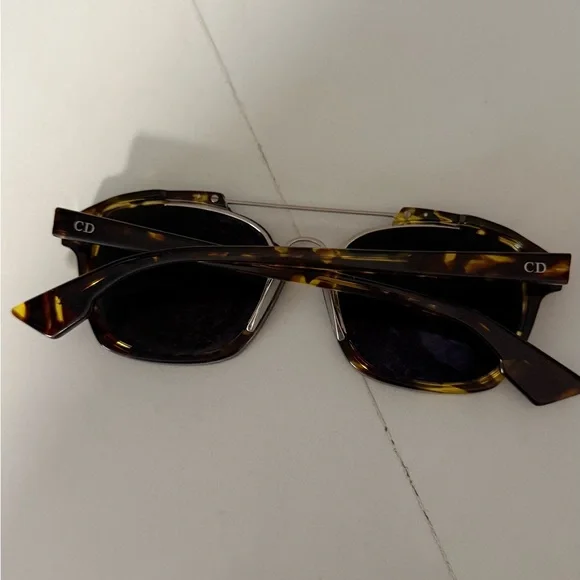 Dior Tortoise and Purple Sunglasses - Picture 2 of 3